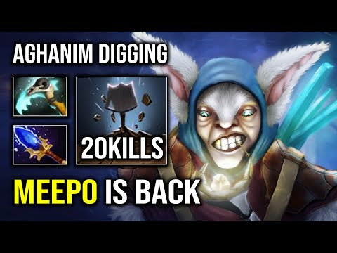 How to play Meepo in this new 7.32e patch with insane micro control hard carry Dota 2