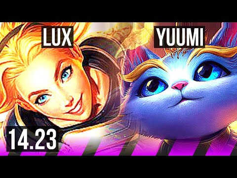 LUX & Caitlyn vs YUUMI & Lucian (SUP) | KR Diamond | 14.23