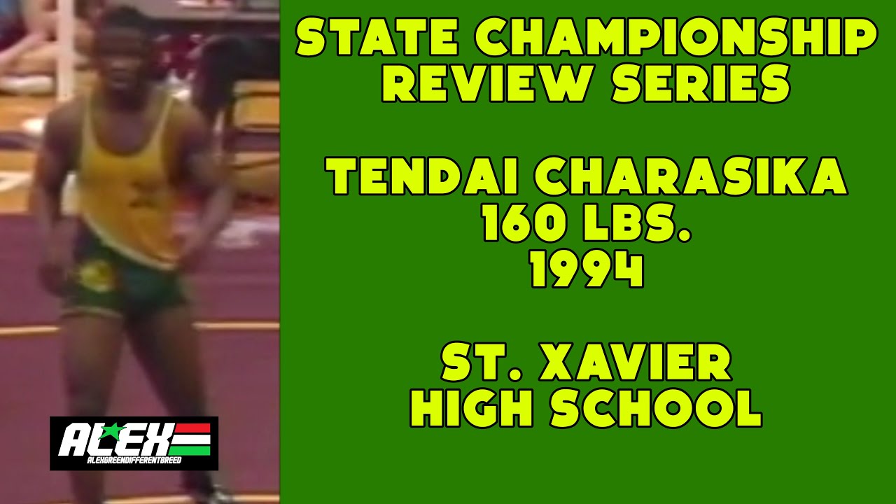 State Wrestling Championship match review w/ Tendai Charasika (St. Xavier; 1994 160 lbs.)