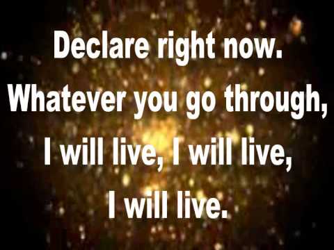 I Will Live (Lyrics) By Charles Jenkins & New Fellowship Choir
