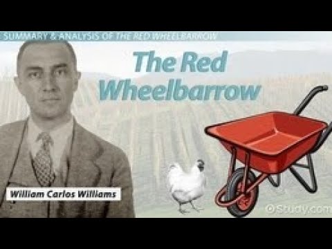 Eng_103 Free Verse :The Red Wheelbarrow By William Carlos Williams #punjabuniversity #semester2 #pu