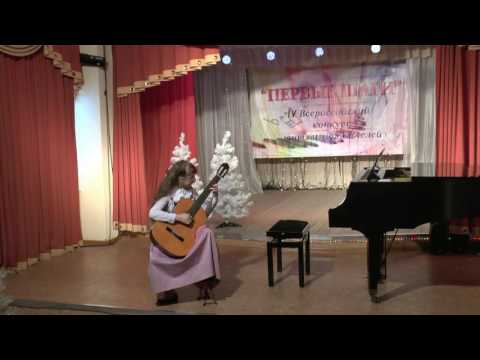 Минифаева Анастасия 13 15 лет, номинация народные инструменты гитара С Колган Ангелочек