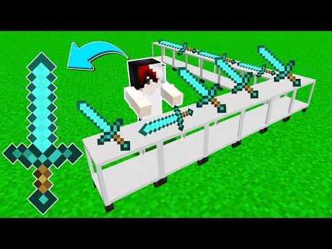 KILIÇ FABRİKASI YAPIYORUZ - Minecraft