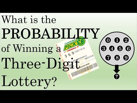 What is the Probability of Winning a Three Digit Lottery??? (Your Odds to Win)