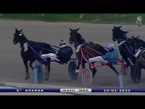 Aversa trotto 15 Gennaio 2022 - 5° Corsa