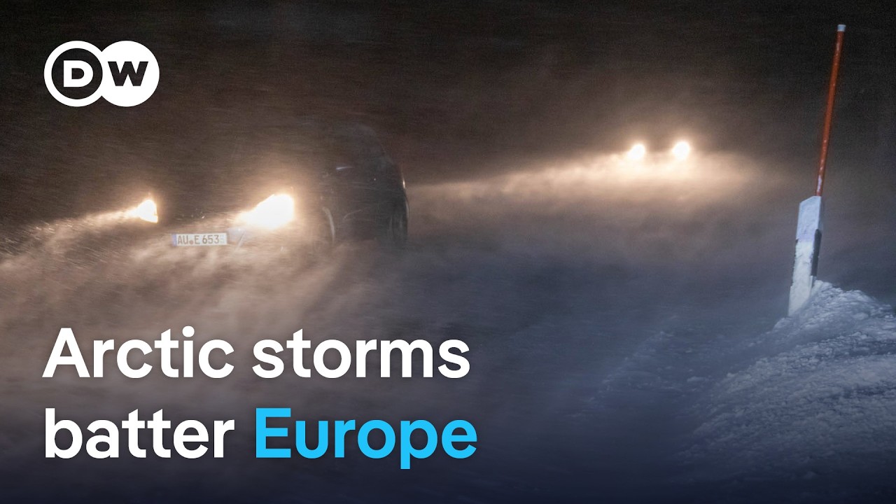 Europe hit by deep snow, frigid cold and Arctic winds | DW News