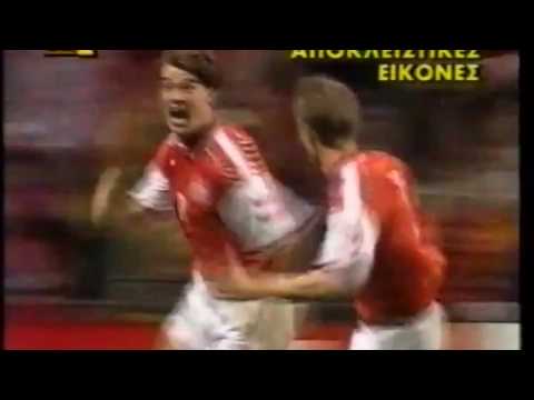 BRIAN  LAUDRUP  solo goal vs GREECE