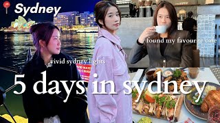 SG to SYDNEY [VLOG] | *favourite*cafe finds, exploring vivid sydney, buying MINI TRIOMPHE celine bag