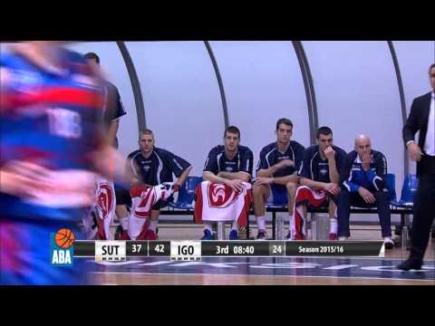 ABA Liga 2015/16 highlights: Sutjeska - Igokea R20 (15.1.2016)