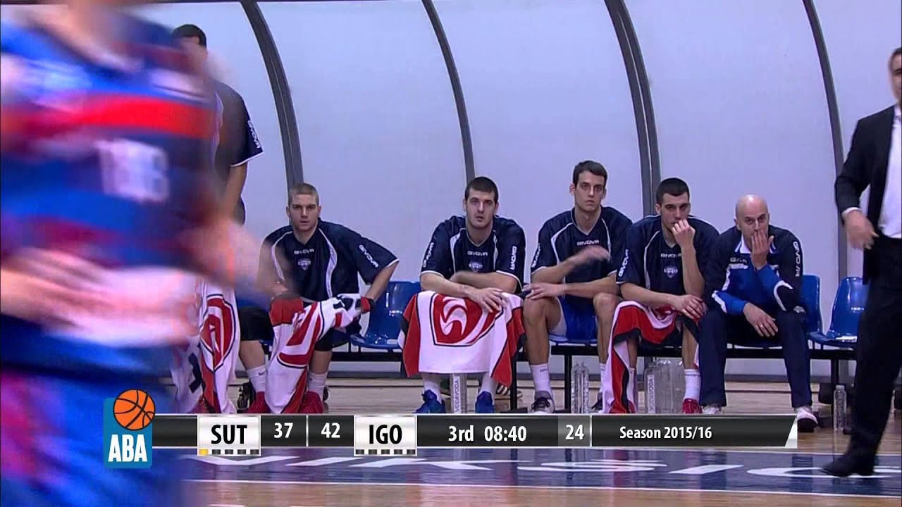 ABA Liga 2015/16 highlights: Sutjeska - Igokea R20 (15.1.2016)