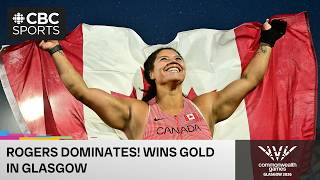 Camryn Rogers wins GOLD in the women's hammer throw final at the Glasgow 2026 Commonwealth Games