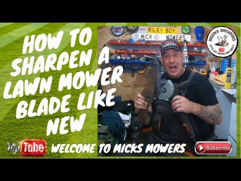 How To Sharpen And Balance Your Lawn Mower Blade At Home Quick And Easy Anyone Can Do It