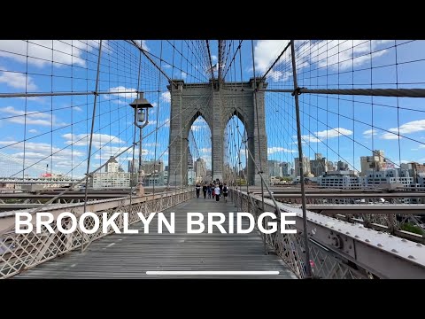 Walking Across The Brooklyn Bridge to DUMBO NYC