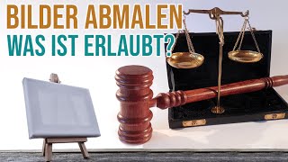 Darf ich Bilder abmalen und verkaufen? Keine eigenen Bilder was nun?
