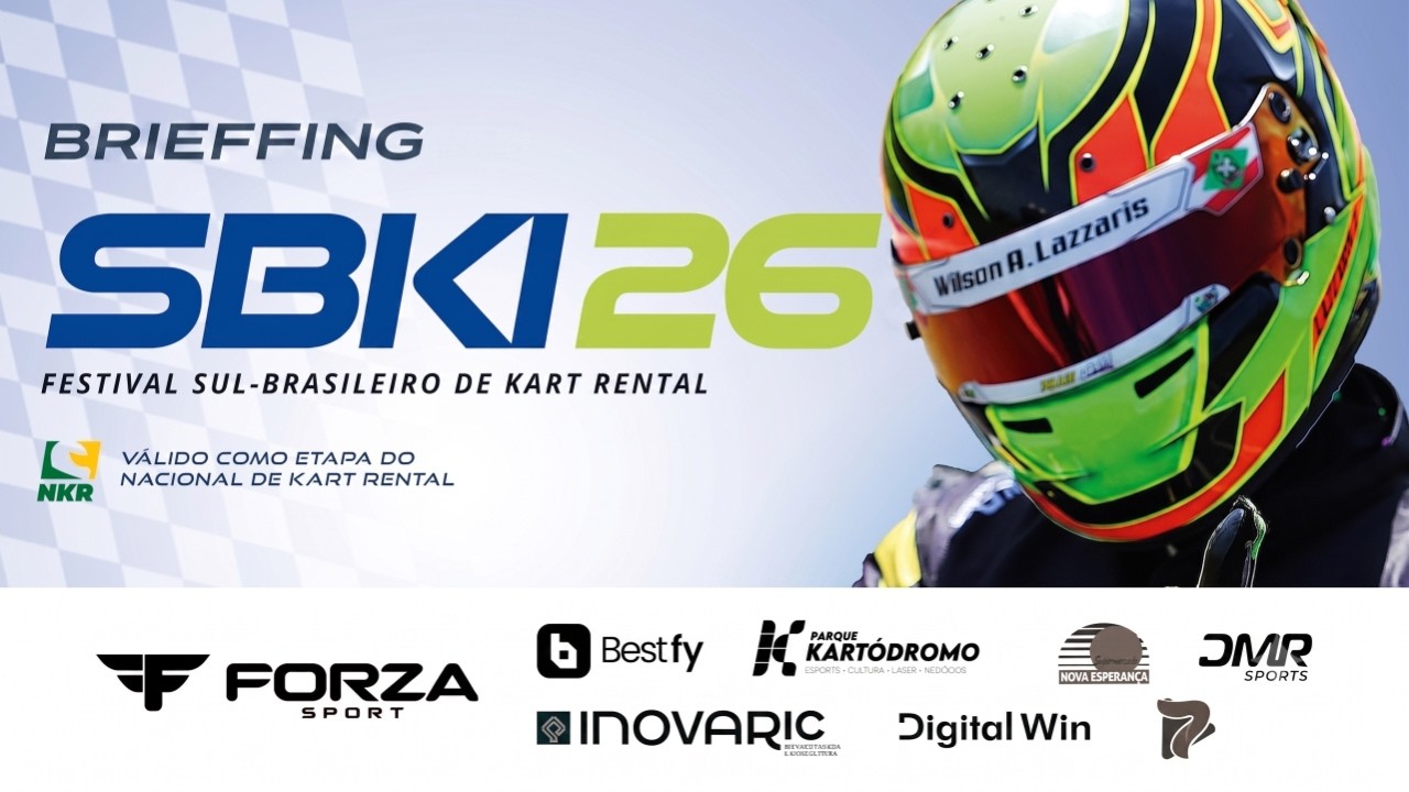 🚨 BRIEFING OFICIAL | SBKI 2026 - Festival Sul-Brasileiro de Kart Rental