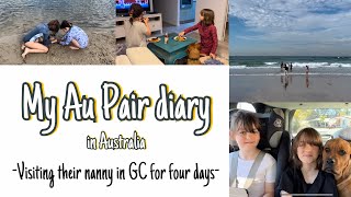 Eng/Jpn【Au Pair Vlog】ファミリーと4日間ゴールドコーストへ🏖️ Visiting Gold Coast together for four days 🐶