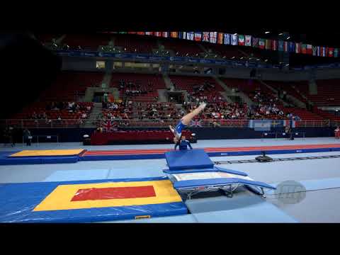 COLOMBO Mara (ARG) - 2017 Trampoline Worlds, Sofia (BUL) - Qualification Double Mini Routine 2
