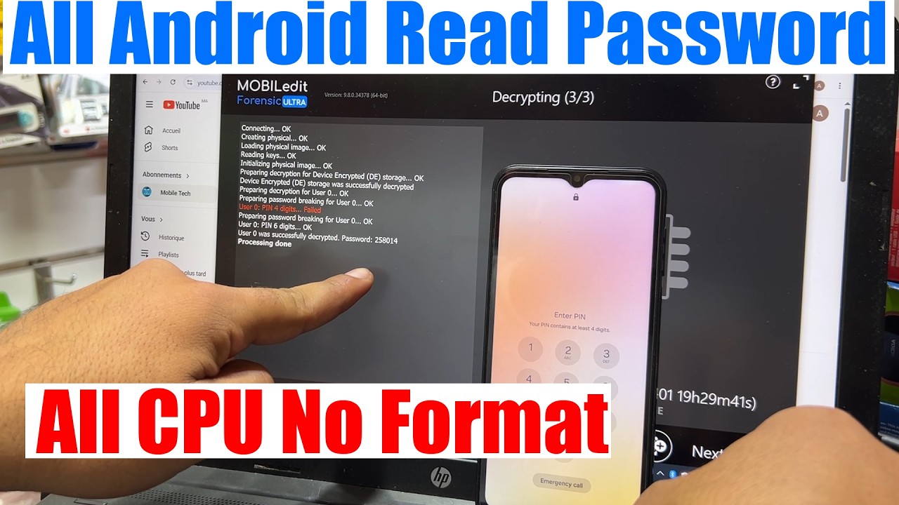 Mobiledit Forensic Ultra 9.8 | Forgot Pattern Pin Password Fingeerprint Lock Without Data Lose