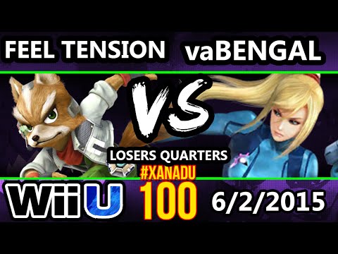Xanadu 100 - Feel Tension (Fox) vs sN | VaBengal (ZSS) - SSB4 LQ - Smash Wii U - Smash 4