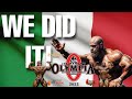 Well we did it! - Mr Olympia Qualified #bodybuilding #ifbbpro #tsunamicup #yamamotonutrition