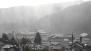 preview picture of video '佐賀県伊万里市大川内山の風雨/20100320'