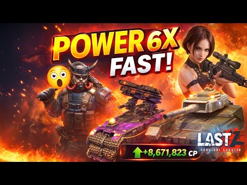 ✅ Increase Power 6X Faster in Last Z 😱 (Top 10 PRO Tips!)
