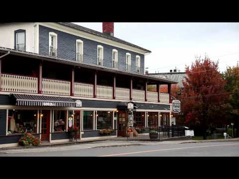 Le village historique de Knowlton - Lac-Brome, Québec, Canada