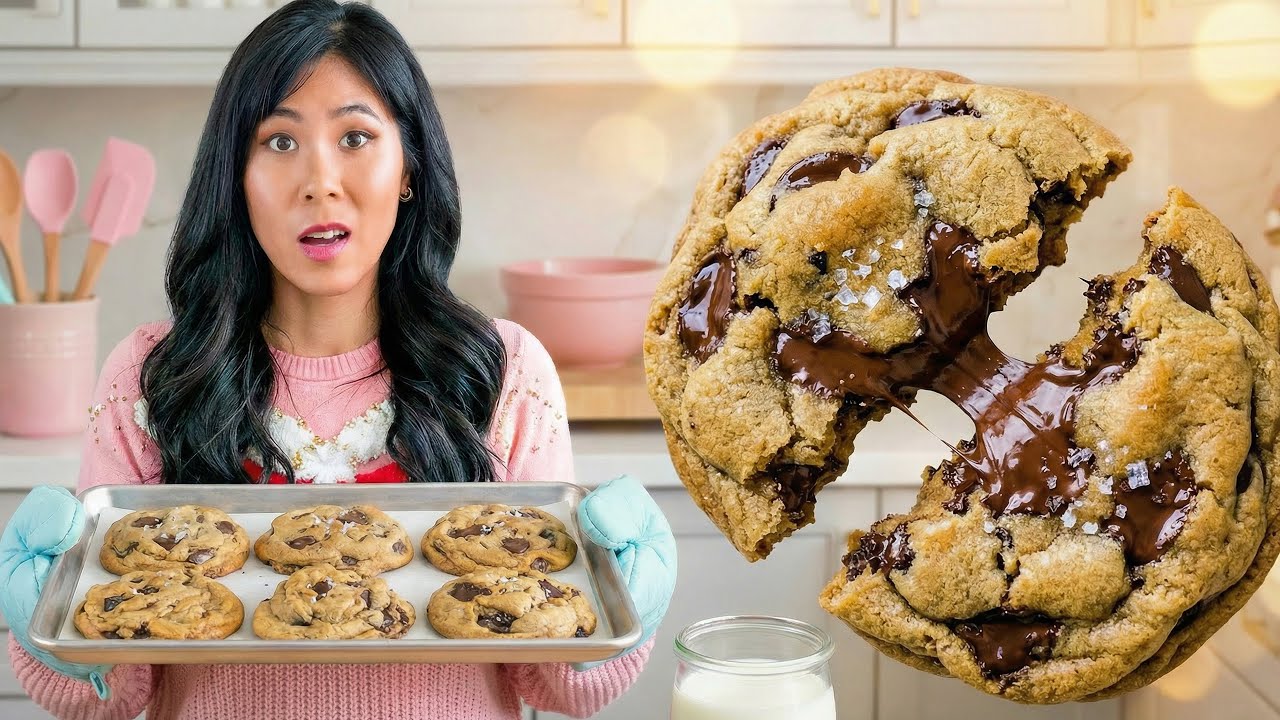 World's Best CHOCOLATE CHIP COOKIES Recipe: Crunchy Outside, Soft & Chewy Inside