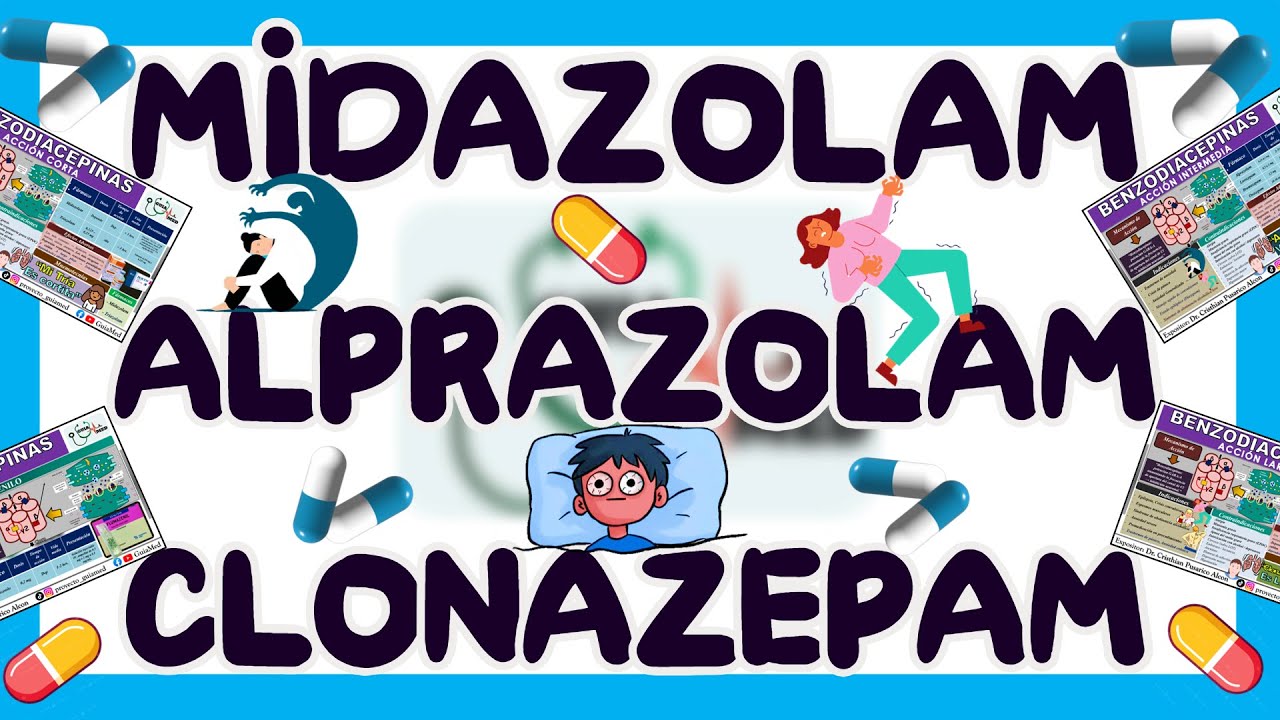 ALPRAZOLAM PARA QUÉ SIRVE ESTE MEDICAMENTO (DIAZEPAM, CLONAZEPAM) | GuiaMed