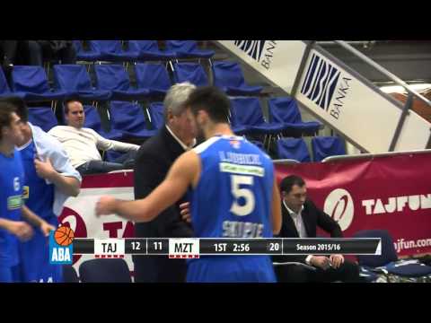 ABA Liga 2015/16, Round 12 match: Tajfun - MZT Skopje Aerodrom (29.11.2015)
