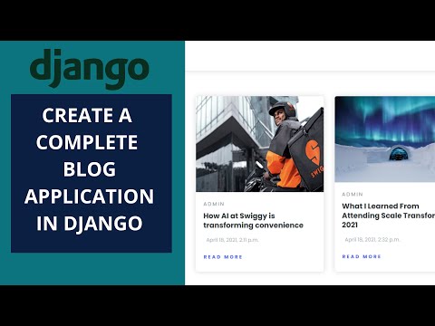 Blog application in Django | Create a complete blog Application Django | Learn Crud in Django thumbnail