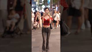 beautiful girl street fashion tiktok #chinesefashion #mejoresstreetfashion #shorts