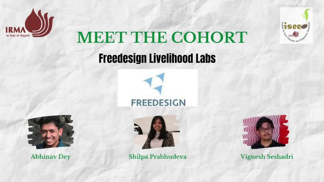 ISEED Entrepreneurship Development Program 2020 | FREEDESIGN | IRMA|