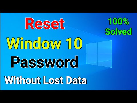 Reset Window 10 Password | Without Lost Data | Without Software