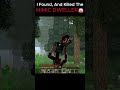 I KILLED Mimic Dweller Minecraft Scary Shorts Skinwalker