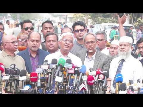 বেগম খালেদা জিয়ার স্বাস্থ্য পরিস্থিতি নিয়ে ব্রিফিং করছেন ডাঃ জাহিদ হোসেন