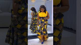 Beautiful kitenge Skirt and Blouse dress #zamakalefashion #latestafricaprint #africanfashion