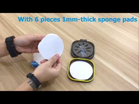 JJC FLC Series Moistureproof Rubber Seal Ring Filter Case for, with Replaceable Silica Gel Desiccant