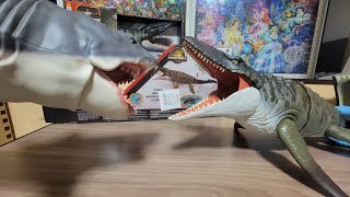 マテル ジュラシックワールド 復活の大地 バイト&ブラスト(Bite N Blast )モササウルス