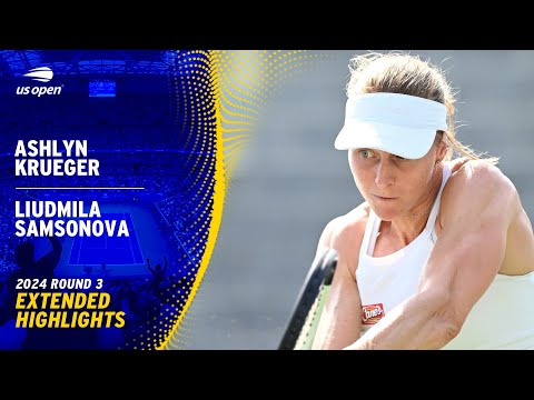 Ashlyn Krueger vs. Liudmila Samsonova Extended Highlights | 2024 US Open Round 3
