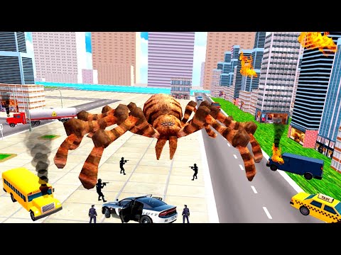 Monster Spider Miami City Attack 2021 - Android GamePlay