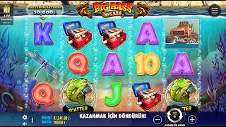 BİG BASS SPLASH | 2 DEFA FULLL EKRAN İLE MUHTEŞEM BİG WİN #bigbasssplash #casino #slots