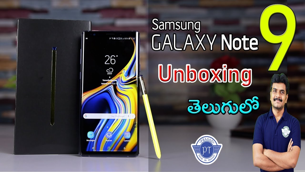 Samsung Galaxy Note 9 Unboxing & initial impressions ll in telugu ll