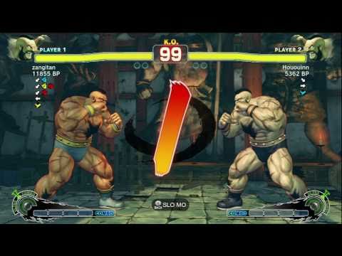Zangitan [Zangief] vs Hououinn [Zangief] SSF4 Japanese Online Ranked Matches - TRUE-HD