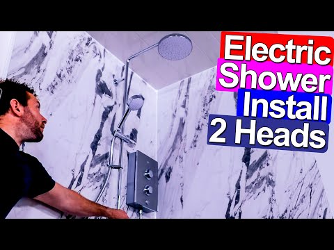 HOW TO INSTALL TWIN HEAD ELECTRIC SHOWER - Mira Decor Duel Head Review