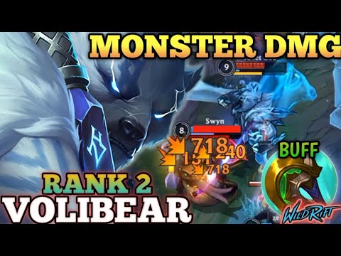 VOLIBEAR LEGENDARY IN TOPLANE! UNDERRATED BUILD - TOP 2 GLOBAL VOLIBEAR BY Toilet God - WILD RIFT
