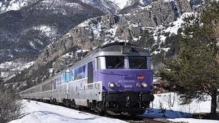 preview picture of video 'Les Trains Et Les Dernières Rames Tractées A Briançon'