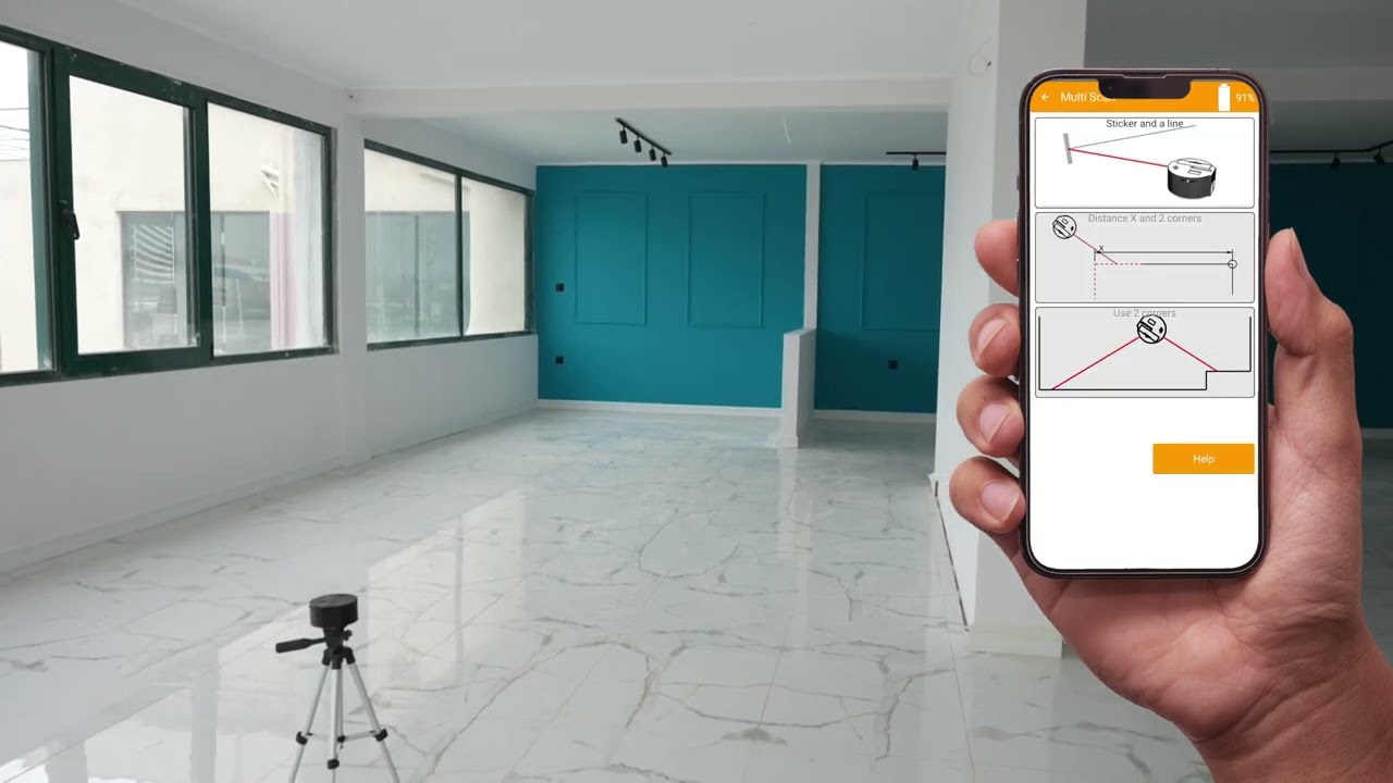 How to scan a complex room