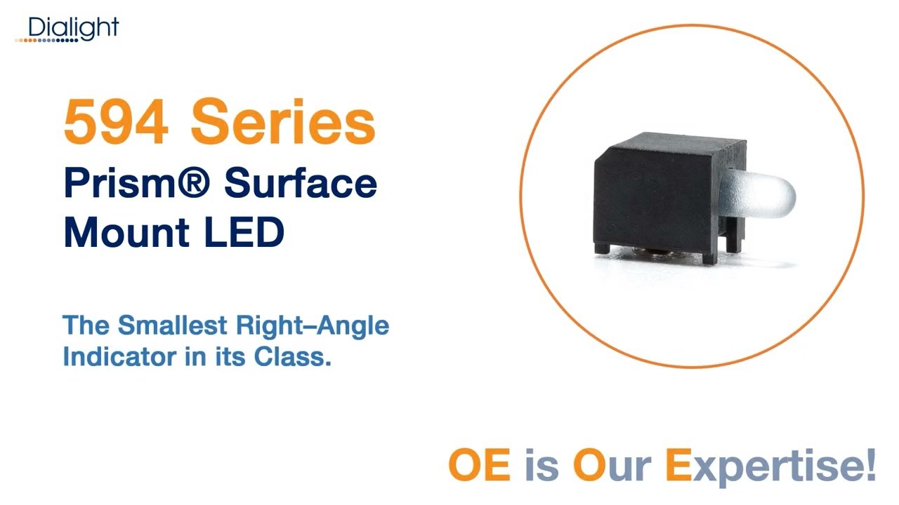 Dialight 594 Mini Prism® Surface Mount LED