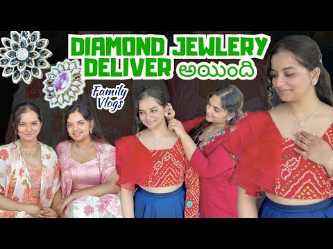 maa new diamond jewelry: pendents, studs & necklace || Telugu Vlogs in USA || Maaya Fine Jewels||A&C